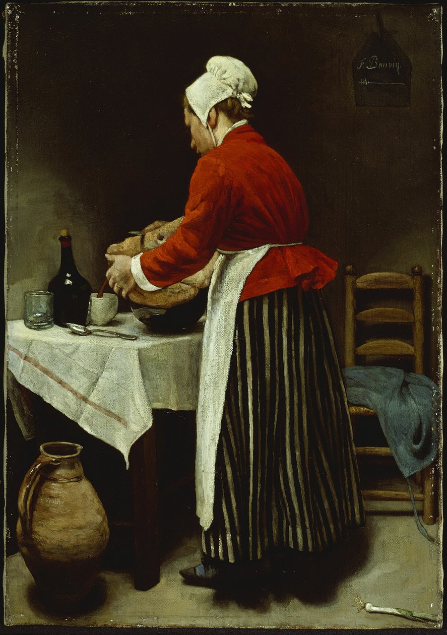 Hizmetçi, c. 1875. by François Bonvin