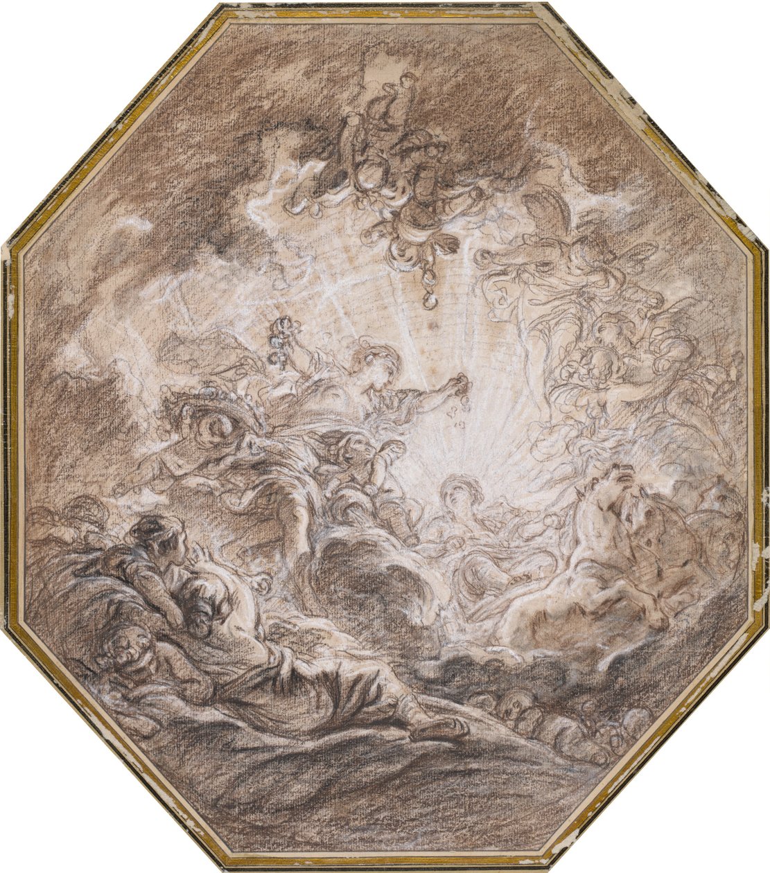Aurora Sabah Güneşinin Gelişini Müjdeliyor by François Boucher