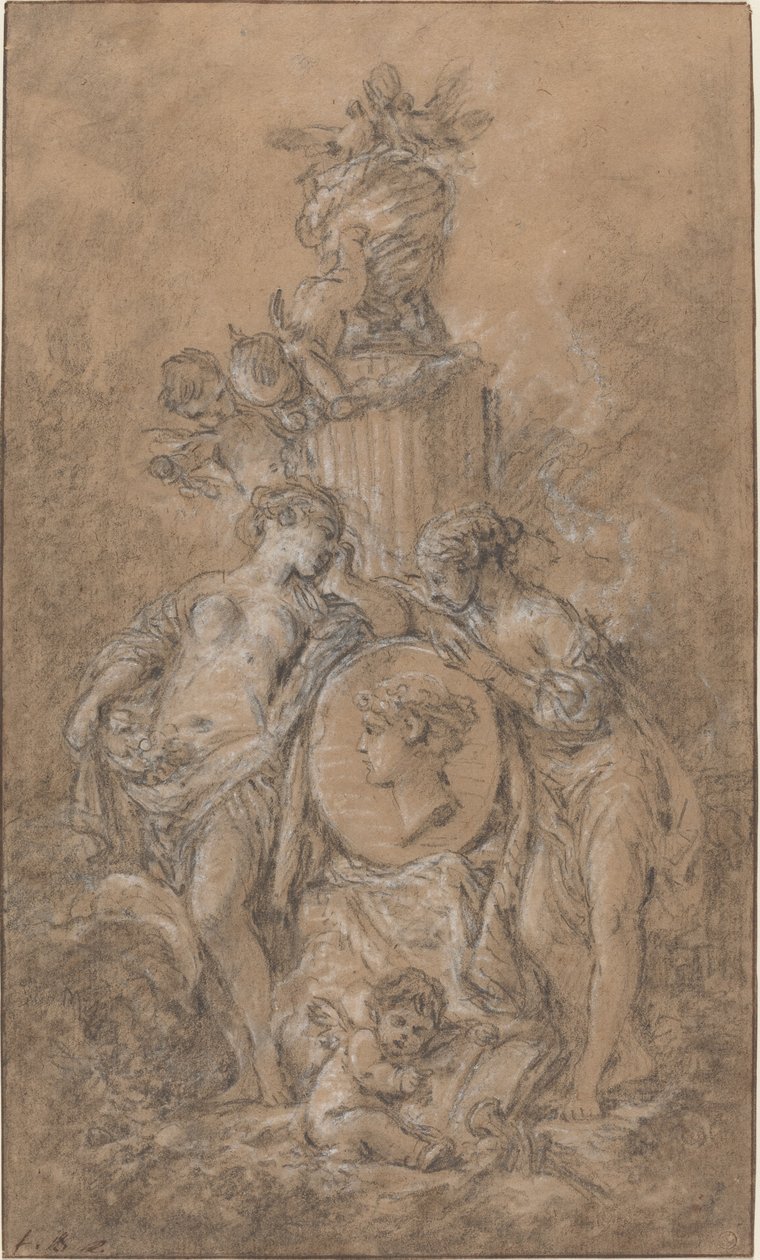 Cenaze Anıtı için Tasarım by François Boucher