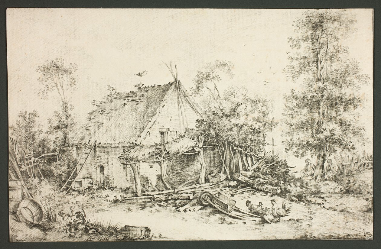 Çiftlik Avlusu by François Boucher