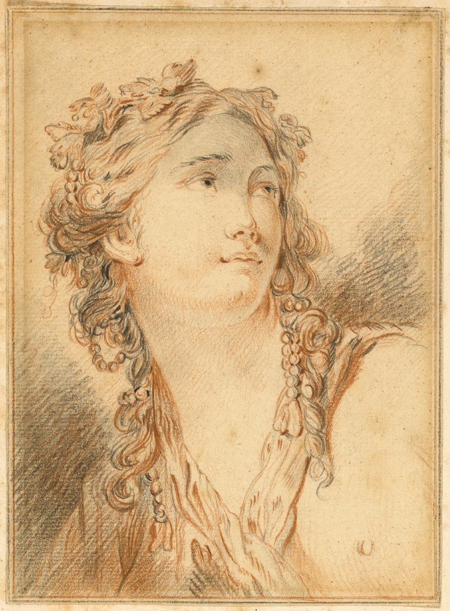 Bacchante Başkanı by François Boucher