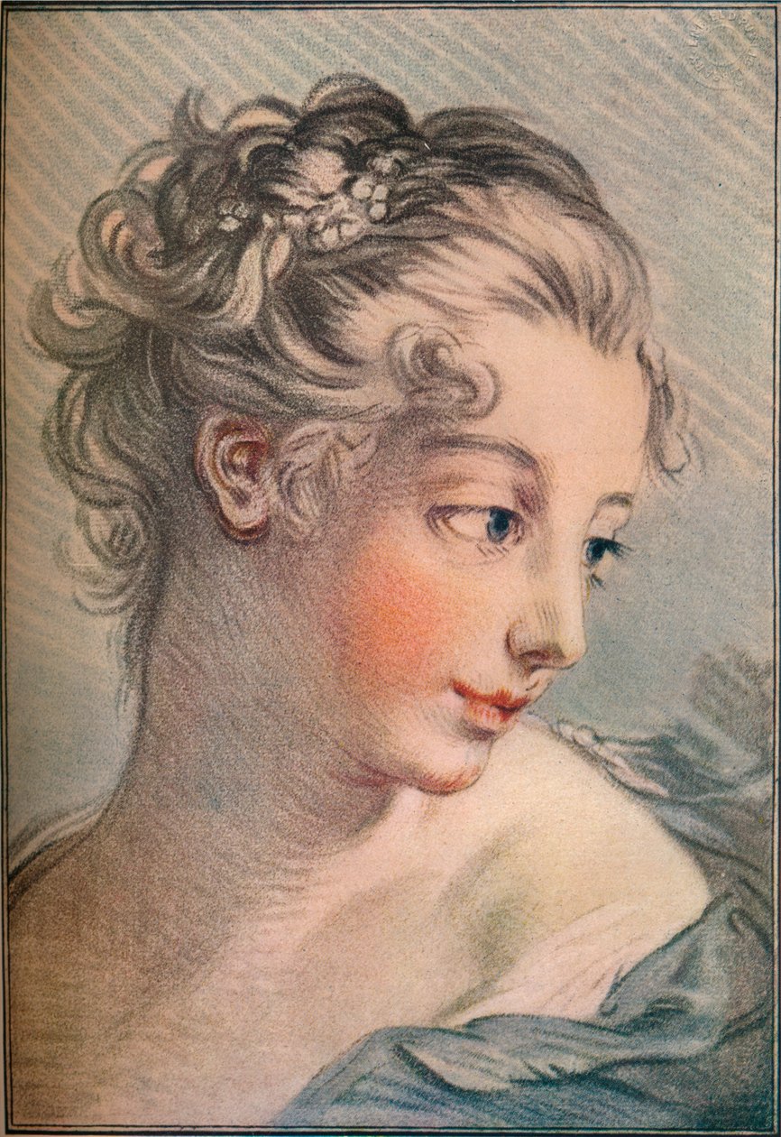 Bir Kızın Başı, 18. yüzyıl, 1916 by François Boucher