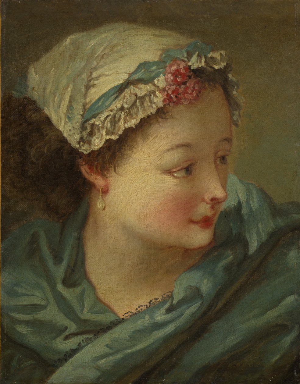 Genç Bir Kadının Başı by François Boucher