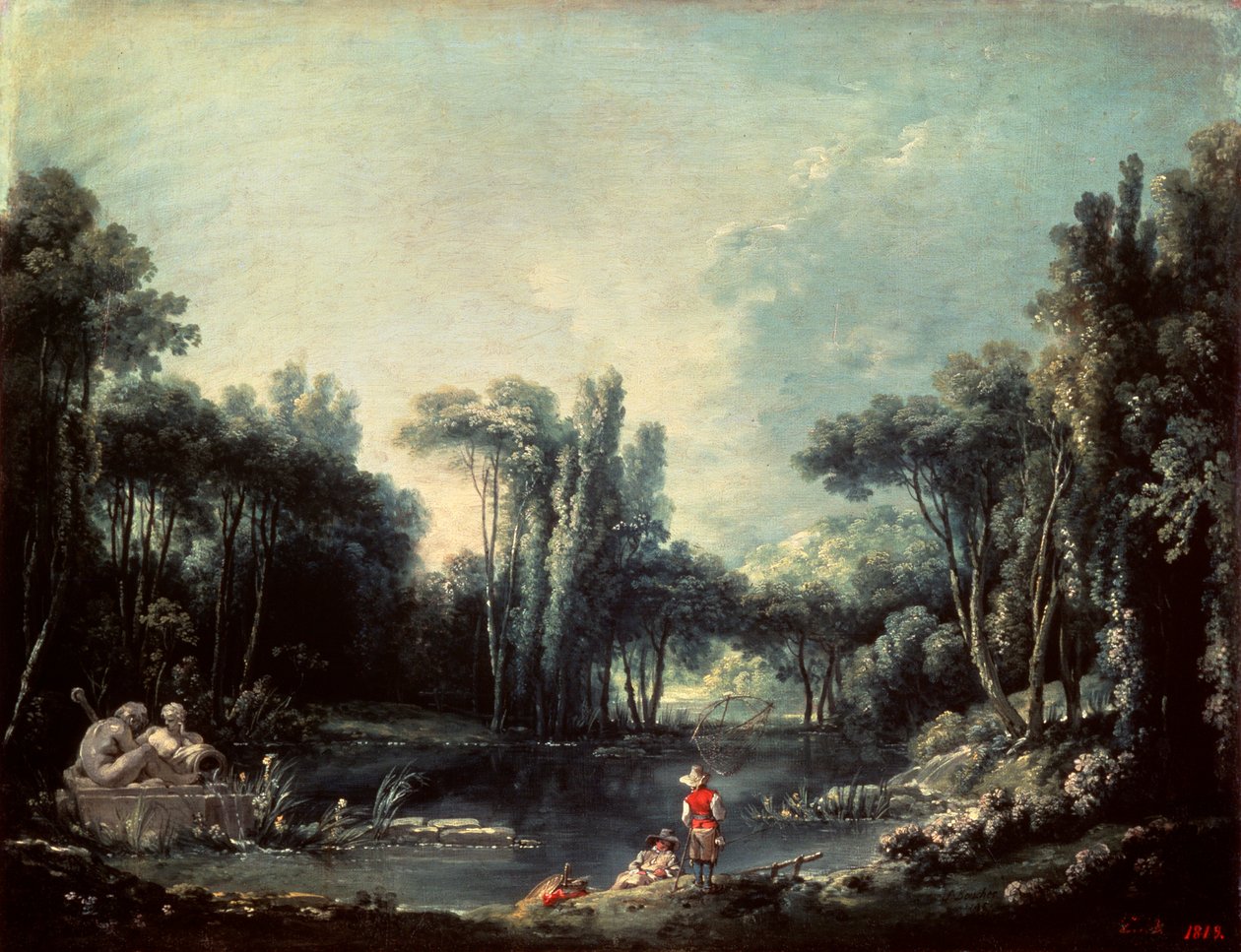 Göletli Manzara, 1746. by François Boucher