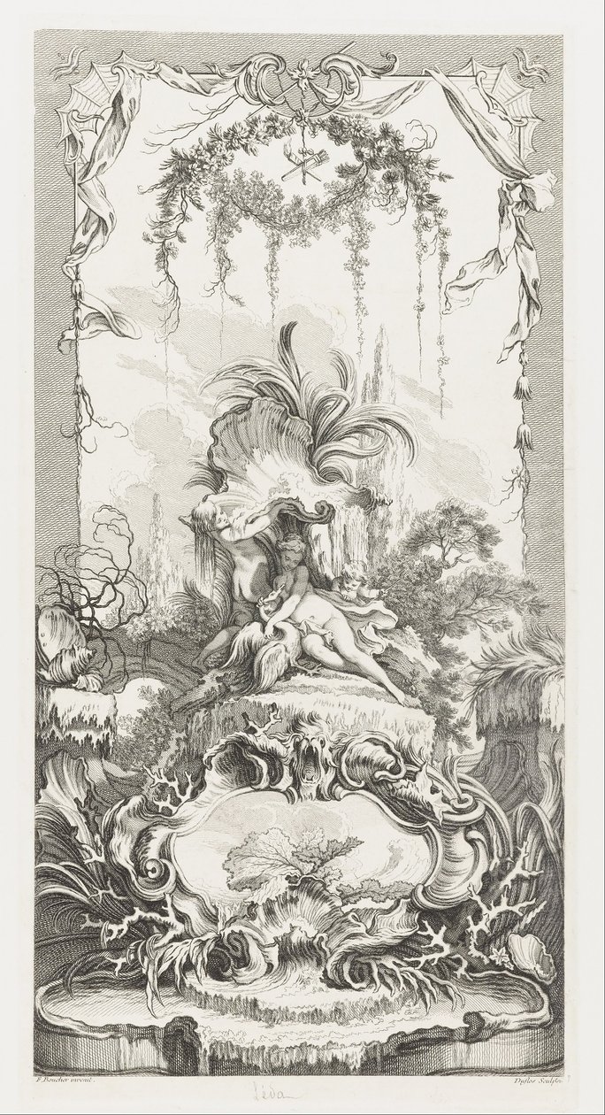 Ekranlar İçin Yeni Parçalarda Leda (Ekranlar İçin Yeni Konseptler) by François Boucher