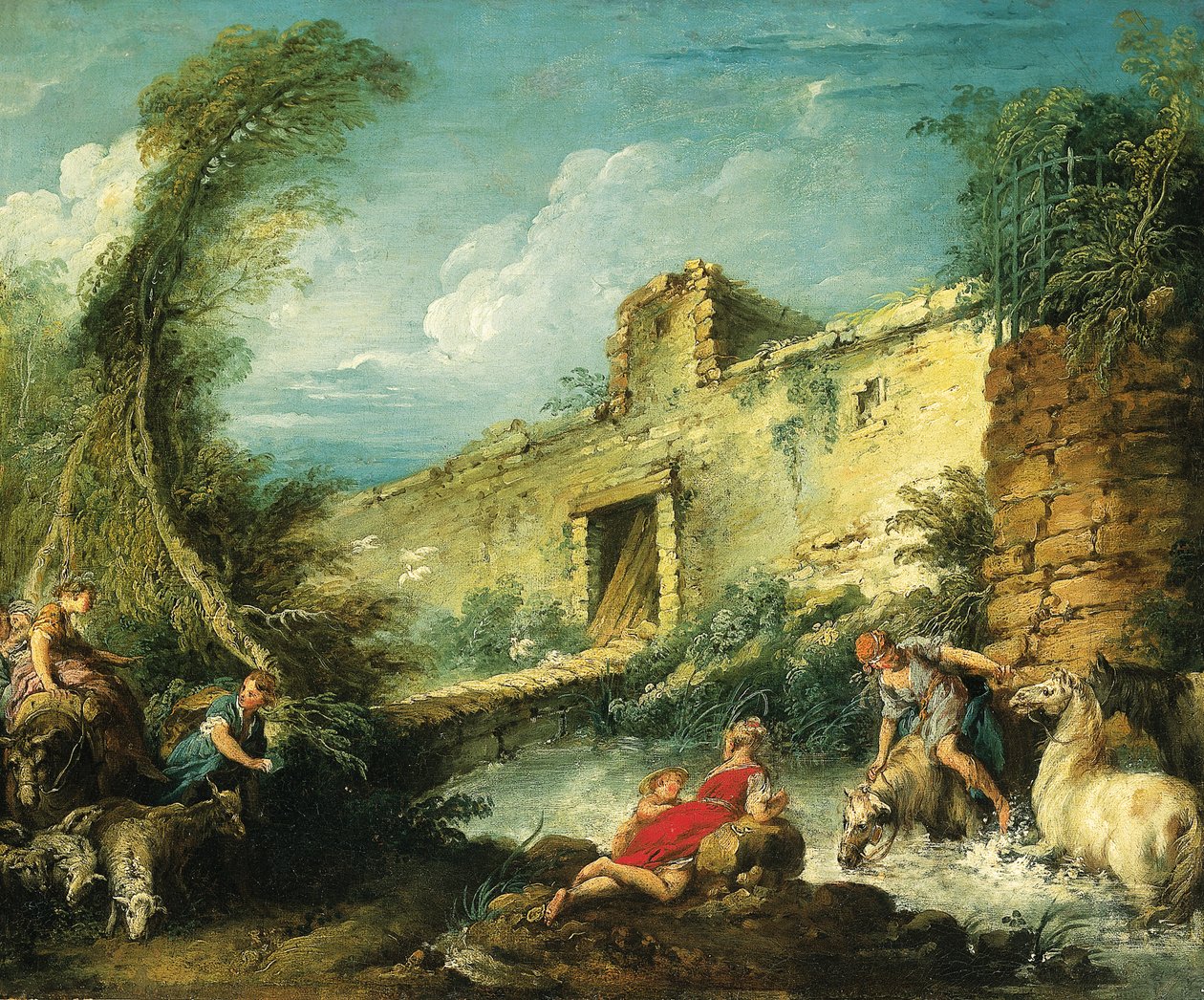Passage du Gue by François Boucher