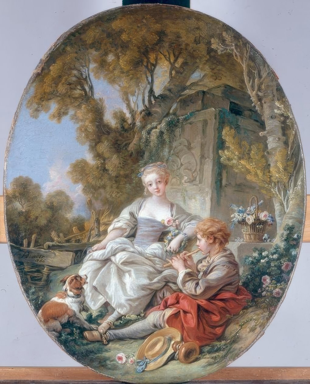 kamçılı oyuncu by François Boucher