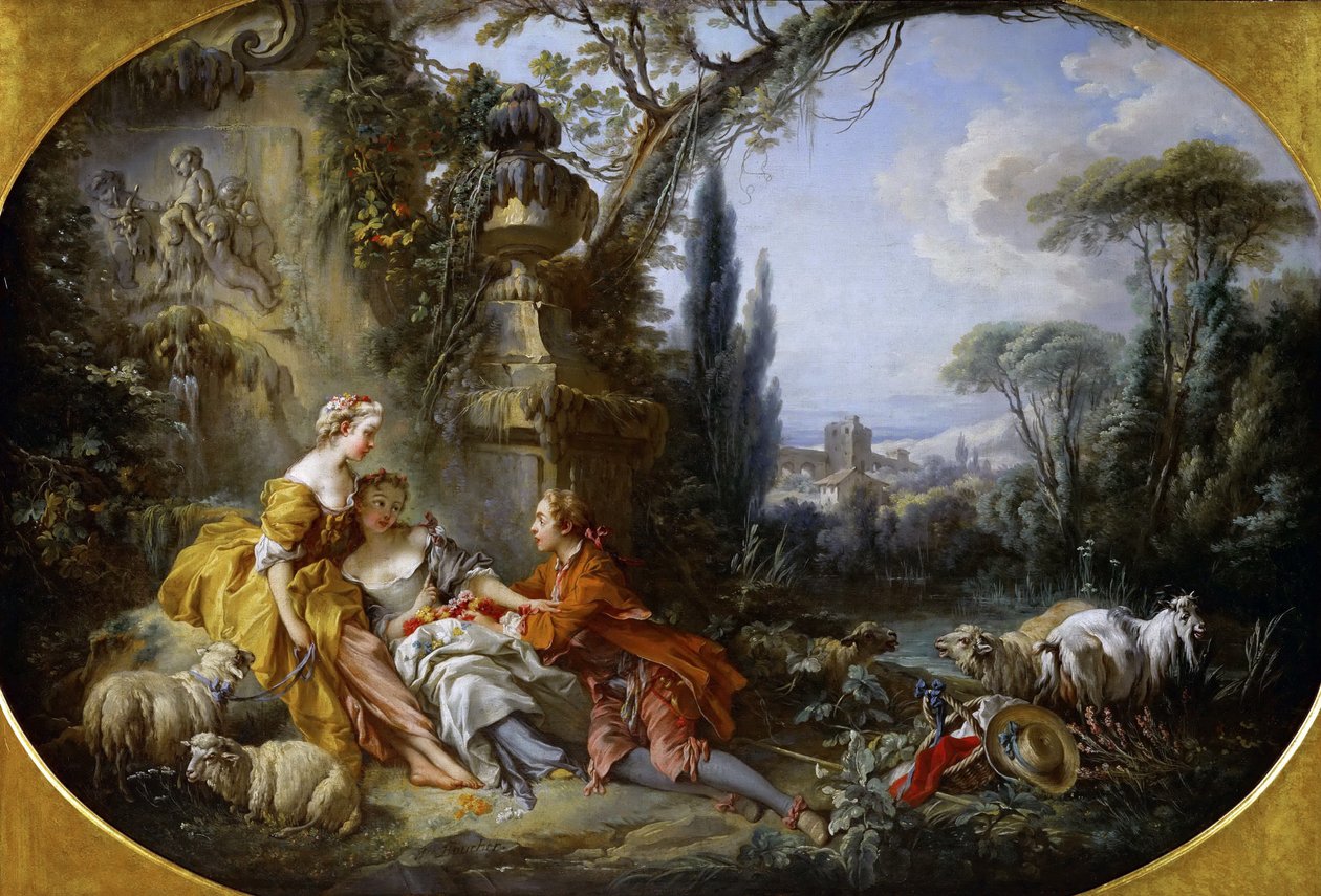 Köy yaşamının güzellikleri Köy yaşamının güzellikleri by François Boucher