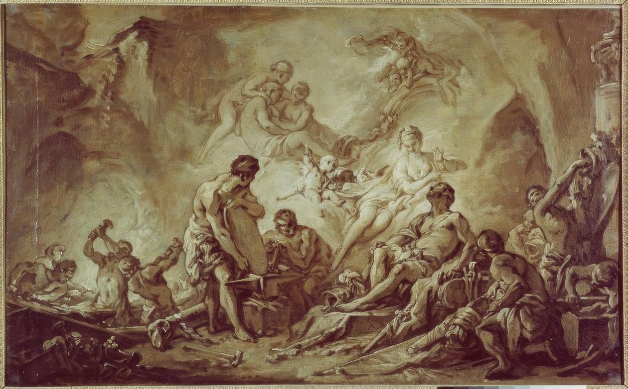 Vulcan demirhaneleri by François Boucher
