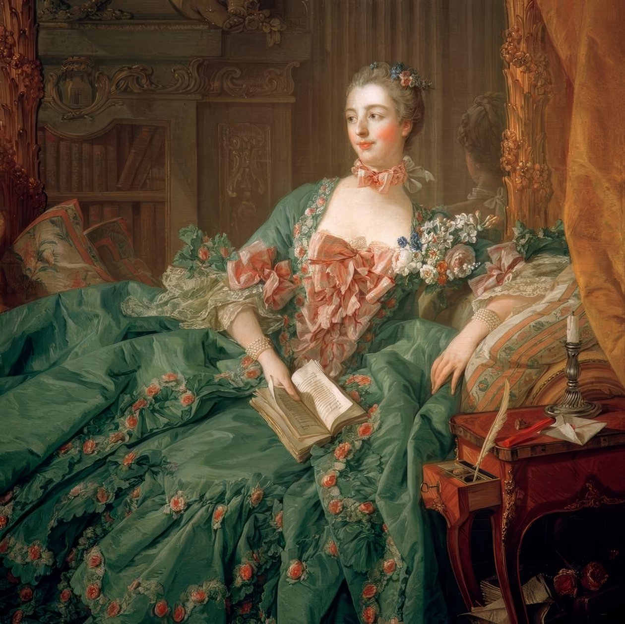 Madam de Pompadour by François Boucher