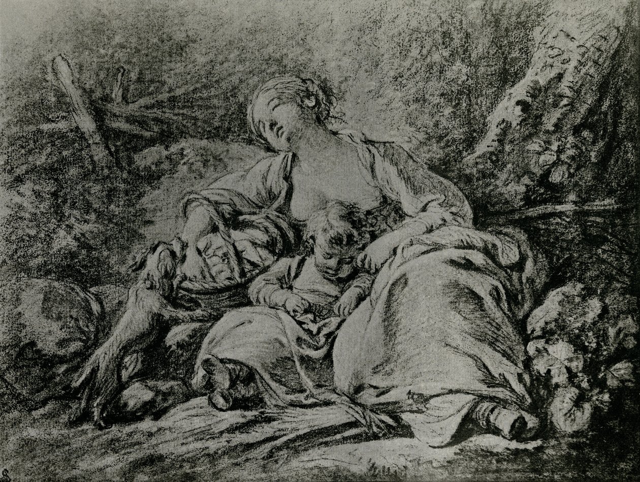 pazara giderken by François Boucher