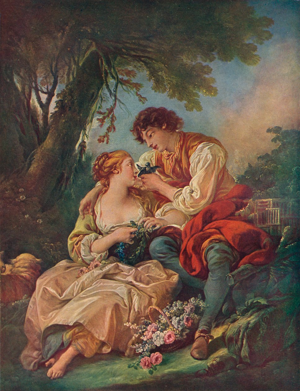 Pastoral Konu, 18. yüzyıl by François Boucher