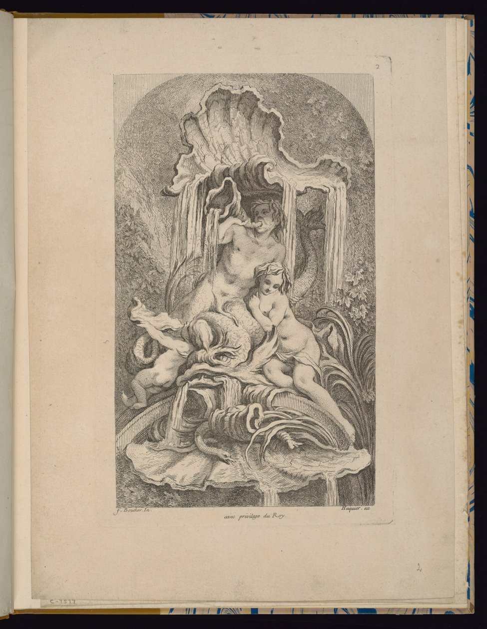 Plaka 2, Receuil de Fontaines (Çeşmeler Koleksiyonu) by François Boucher
