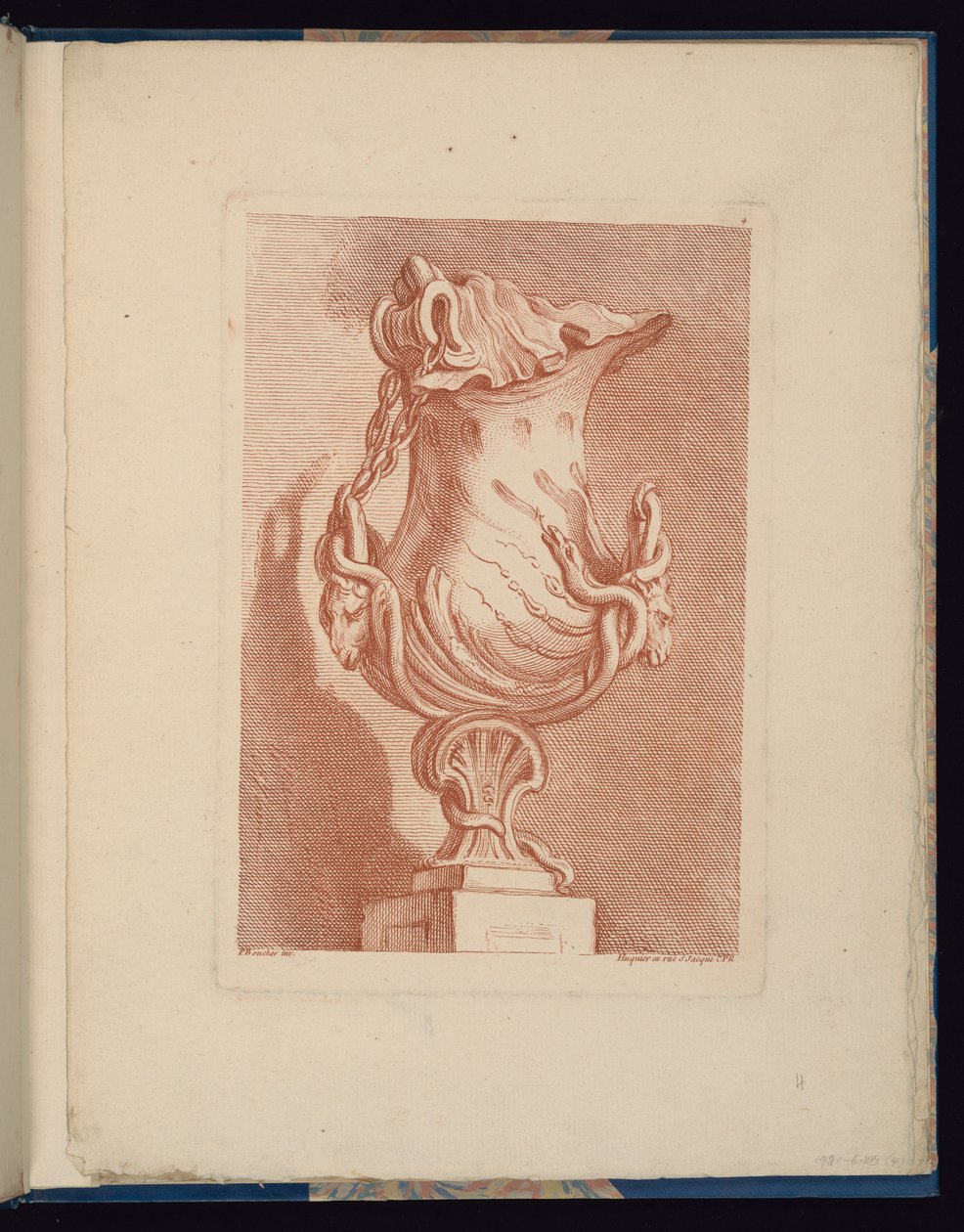 Plaka 4, Livre de vazolar (Vazolar Kitabı) by François Boucher