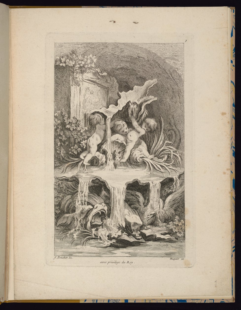 Plaka 7, Receuil de Fontaines (Çeşmeler Koleksiyonu) by François Boucher