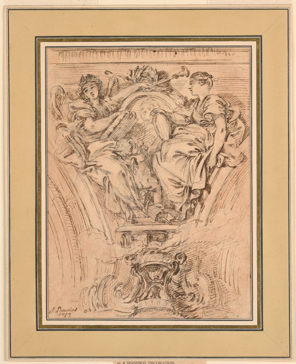 Spandrel Dekorasyonu: XV. Louis