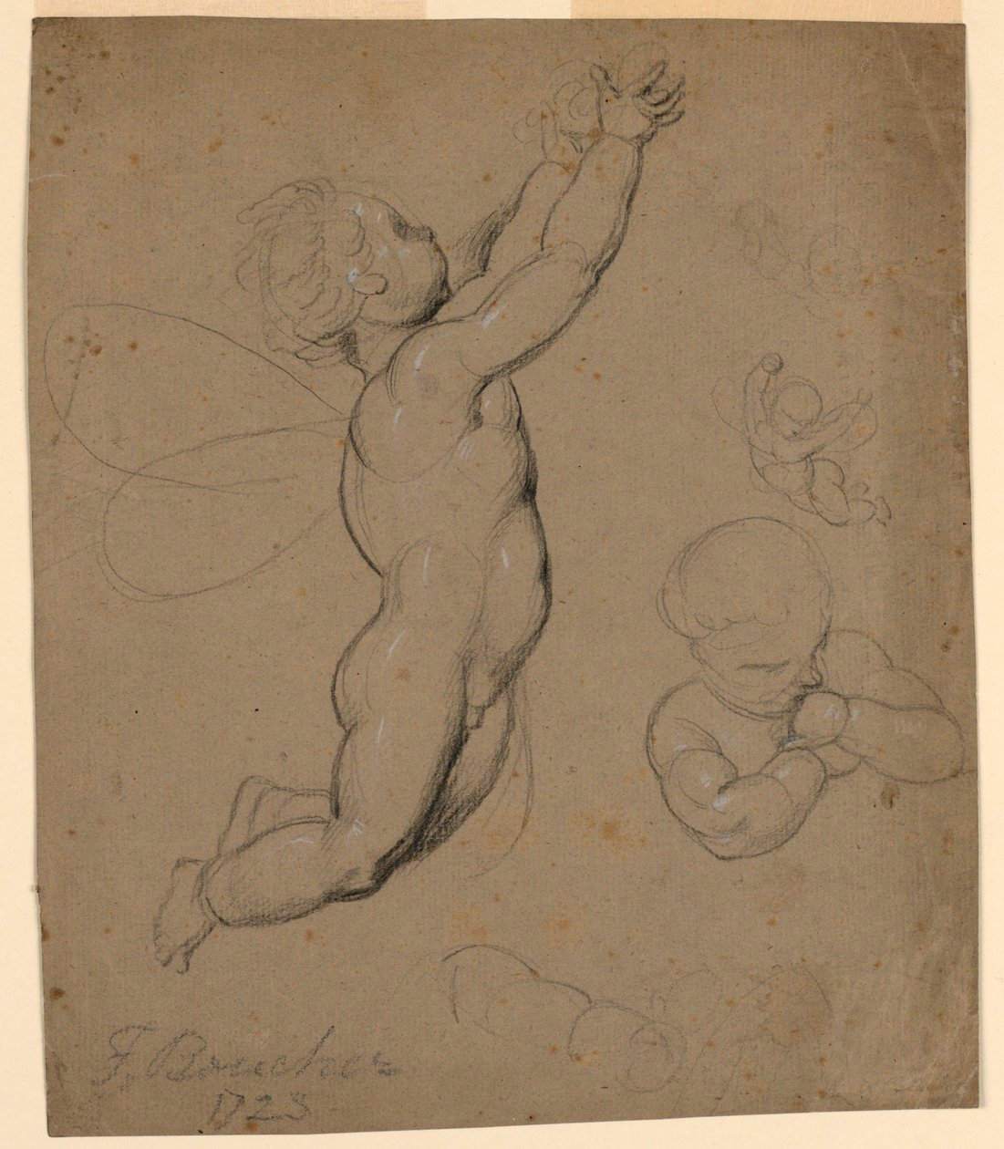 Putti çalışmaları by François Boucher