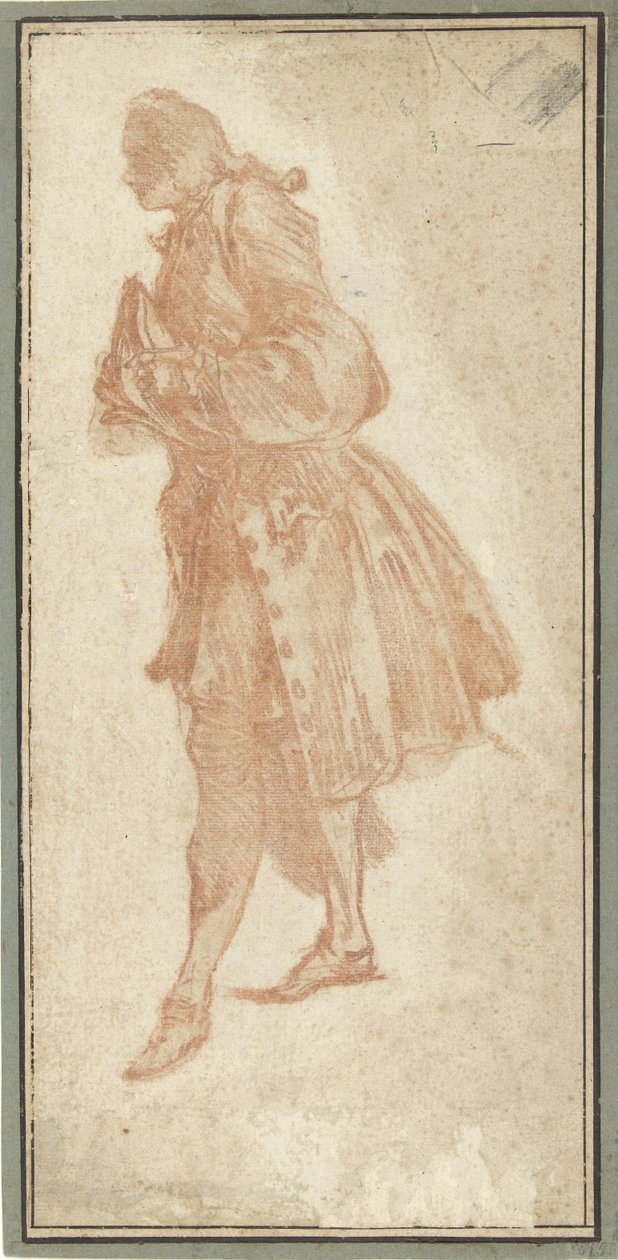 Molière'in çalışmalarının 1734 baskısından Le Misanthrope'' illüstrasyonu için Philinte Design çalışması (cilt III, s. 341) (seri başlığı) by François Boucher