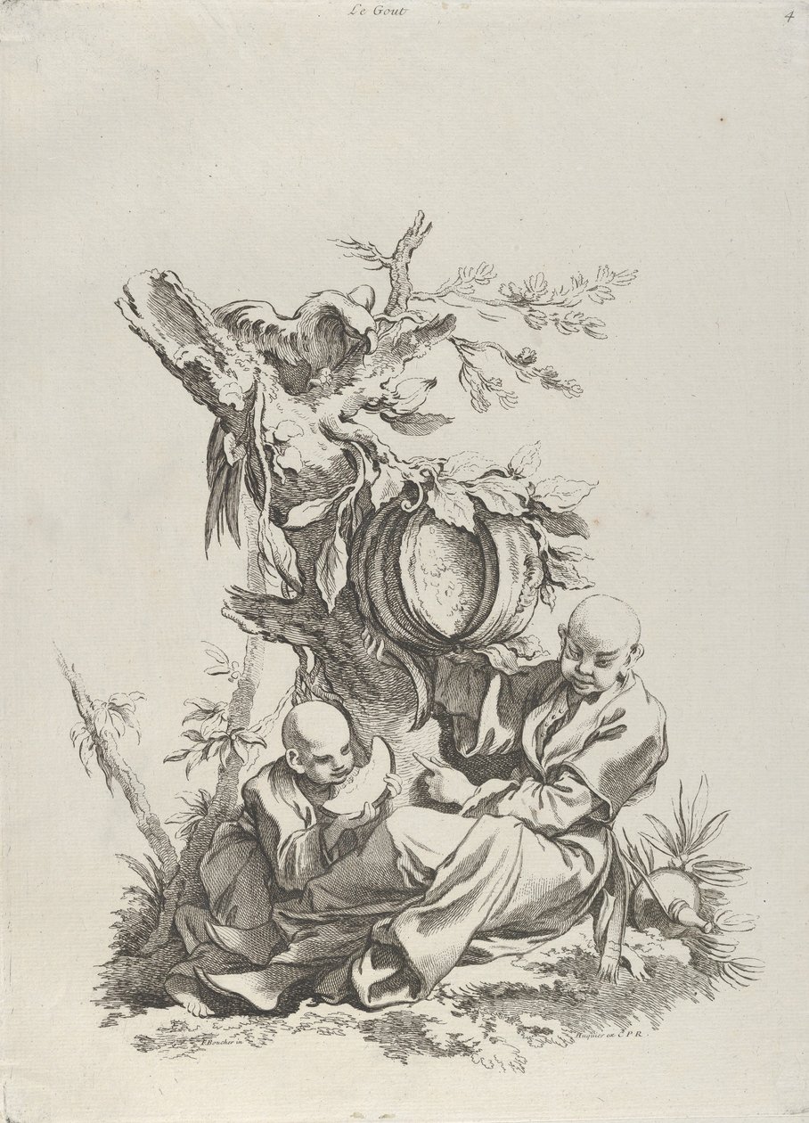 Tat, 1720-70. by François Boucher