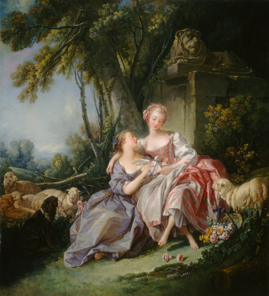 Aşk Mektubu, 1750. by François Boucher