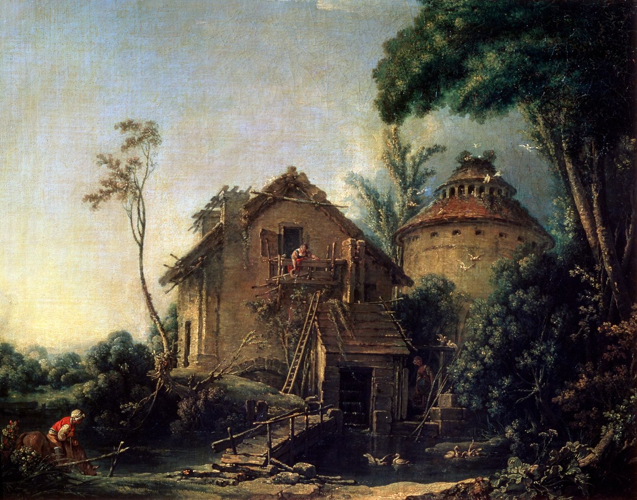 Yel Değirmeni, 1752. by François Boucher