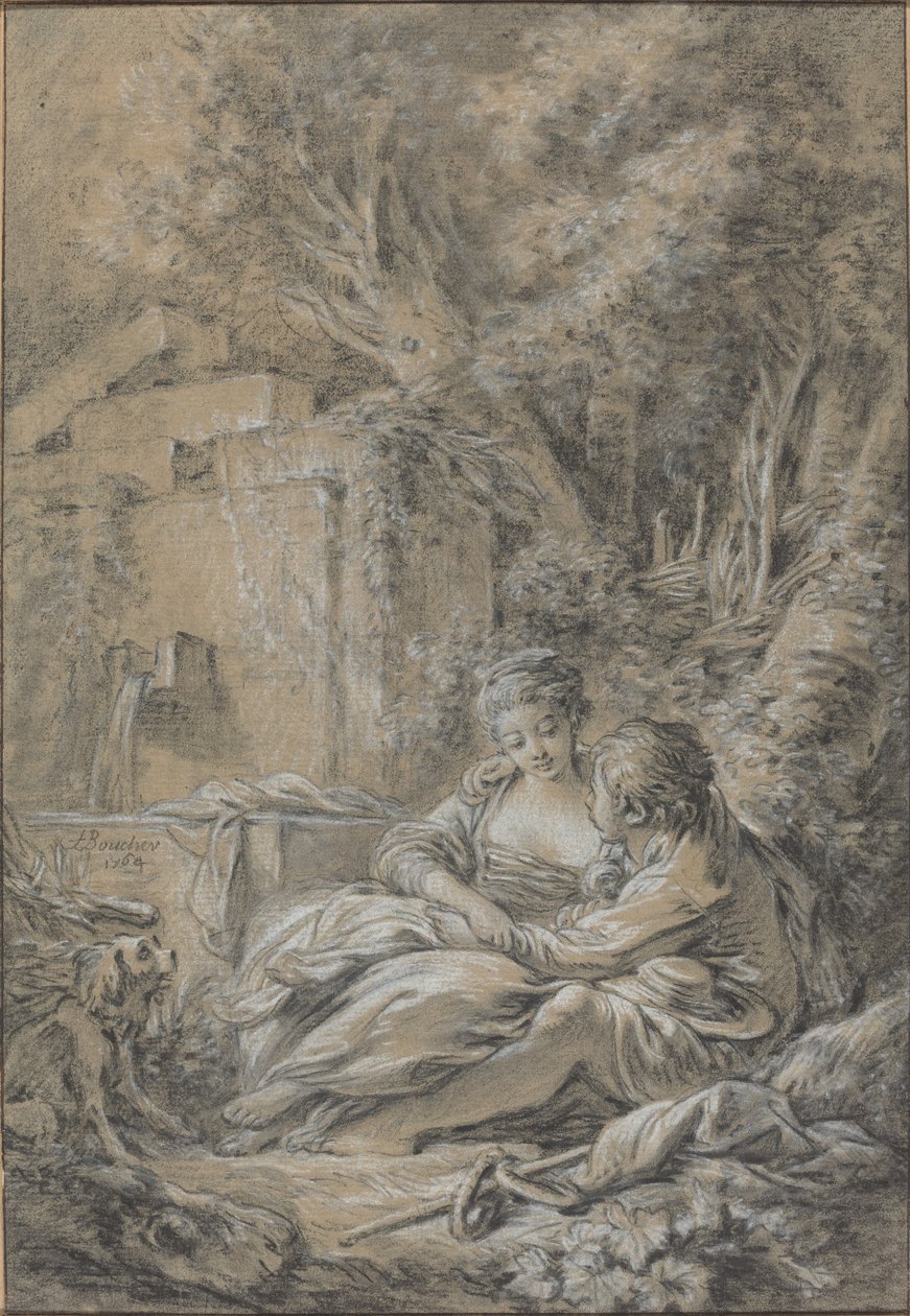 Yüz yüze by François Boucher