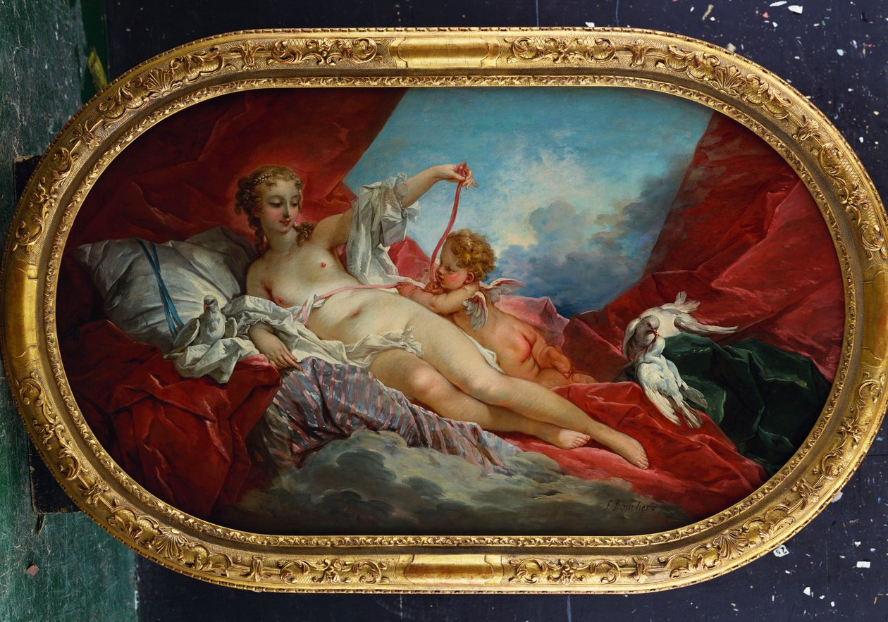 Venüs ve Aşk Tanrısı by François Boucher