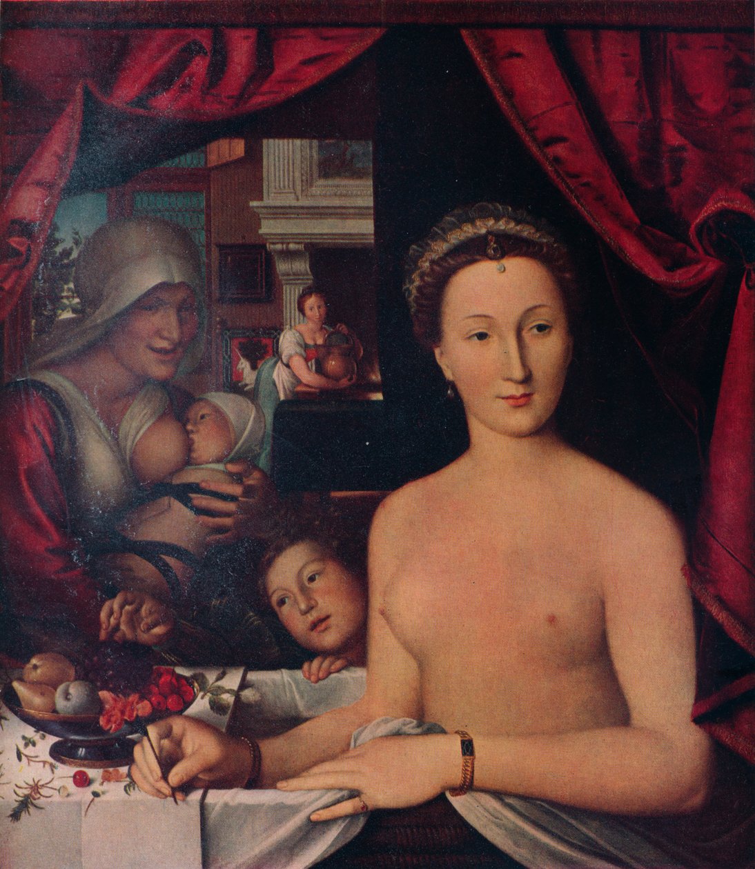 Dame Au Bain Banyosunda Bir Kadın, c1571 by François Clouet