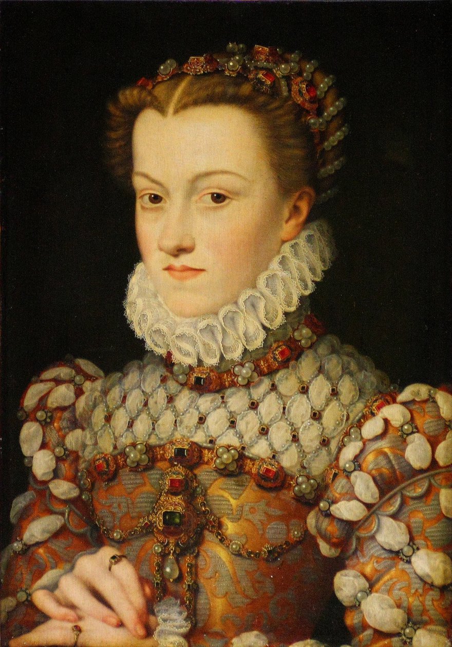 Avusturyalı Elisabeth 15541592, Fransa Kraliçesi, yaklaşık 1571-1572 by François Clouet