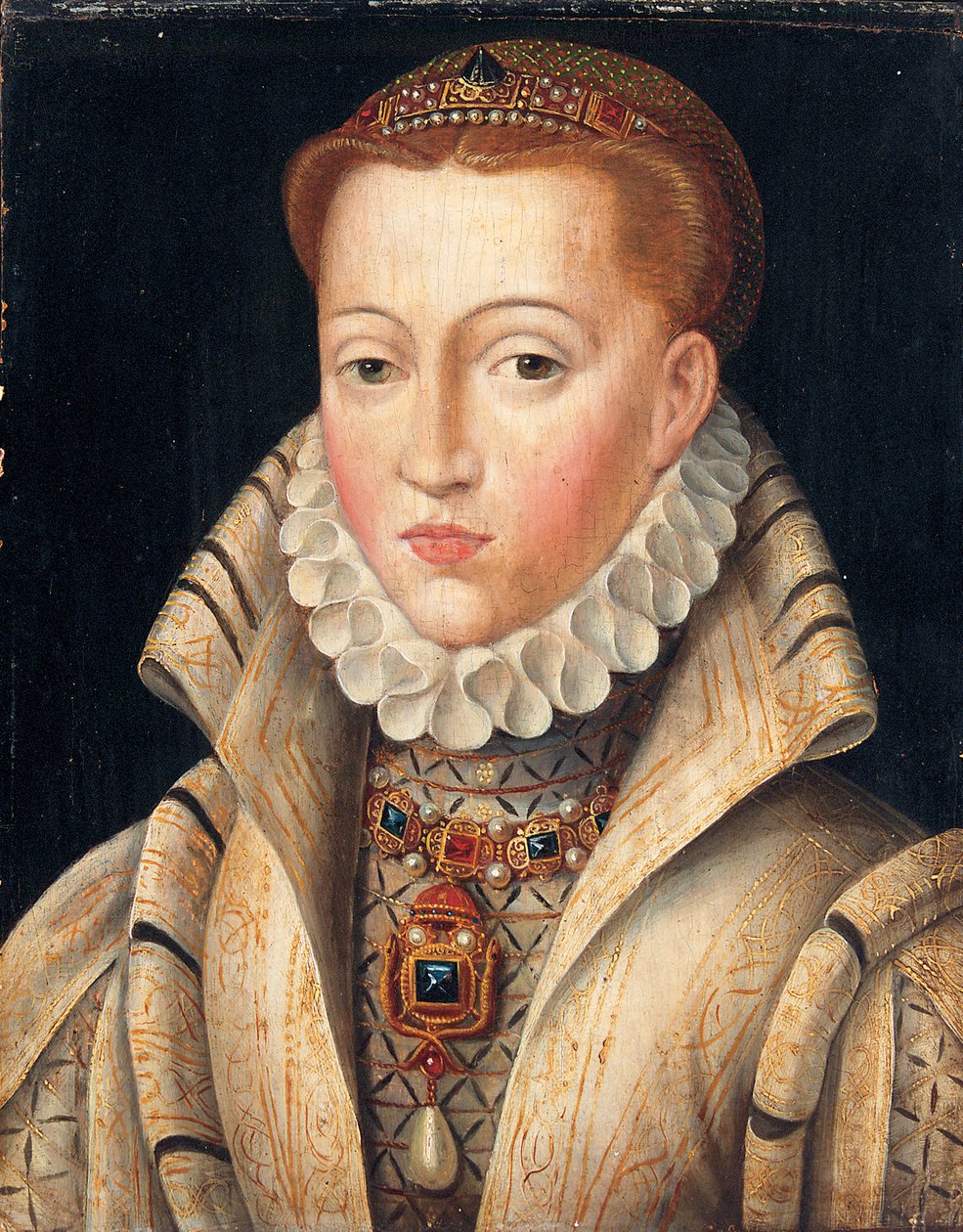 Daha önce Lady Jane Gray olarak tanımlanan bir bayanın portresi by François Clouet