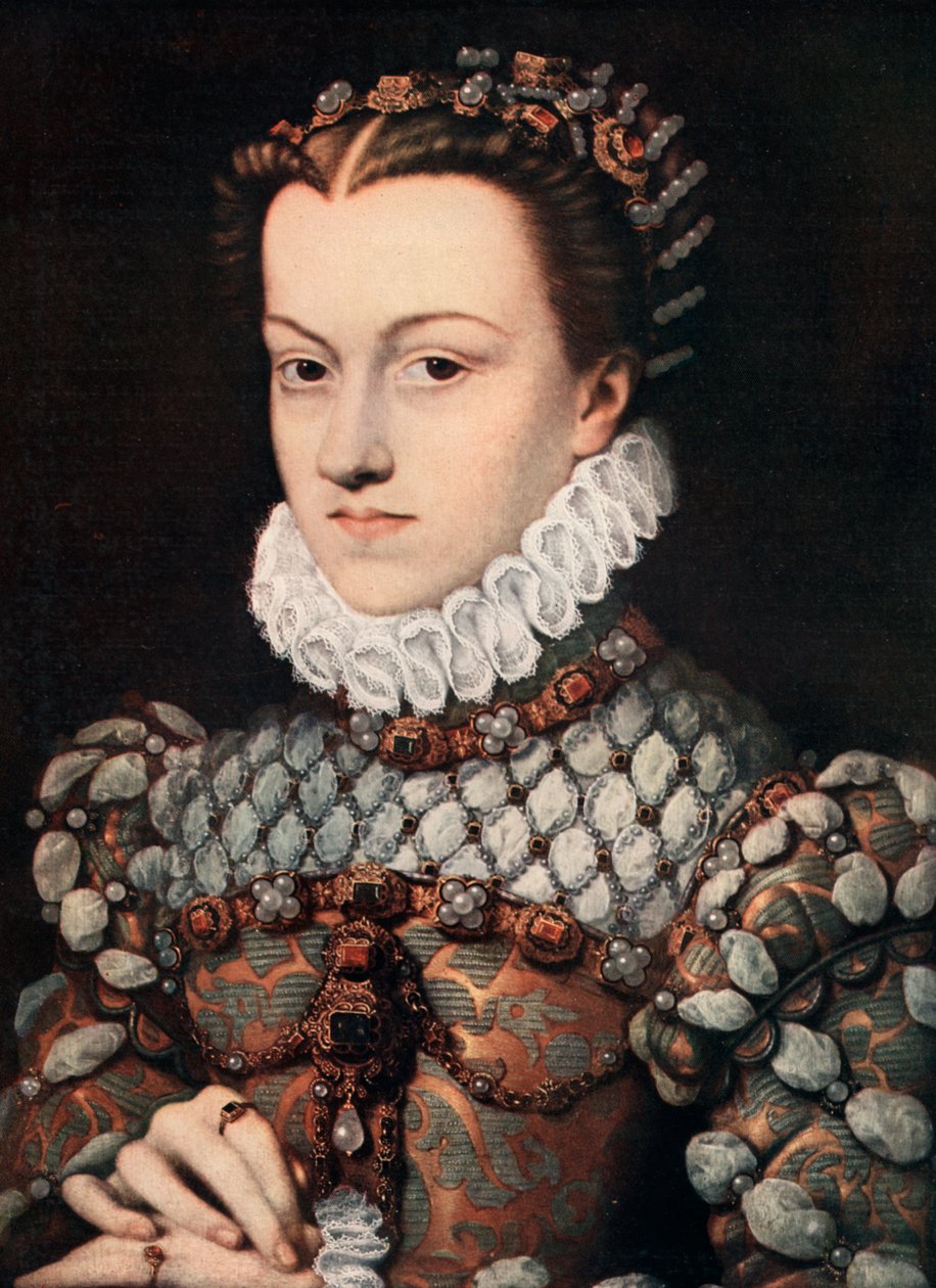 Avusturya Prensesi Elisabeth, c1571 1910. by François Clouet