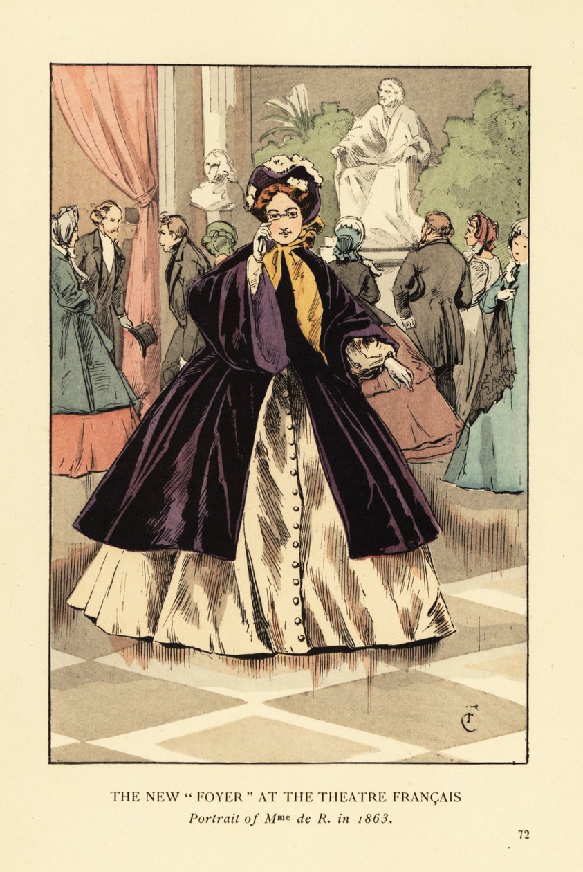 Theatre Francais'deki yeni fuaye by François Courboin