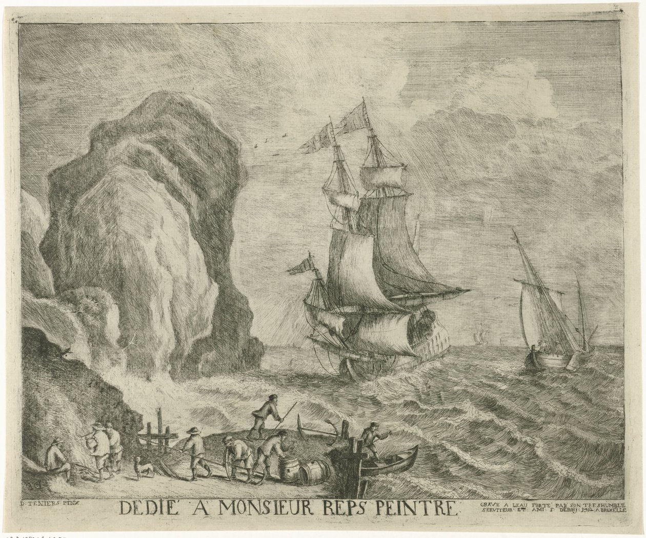 deniz manzarası by François Deroy