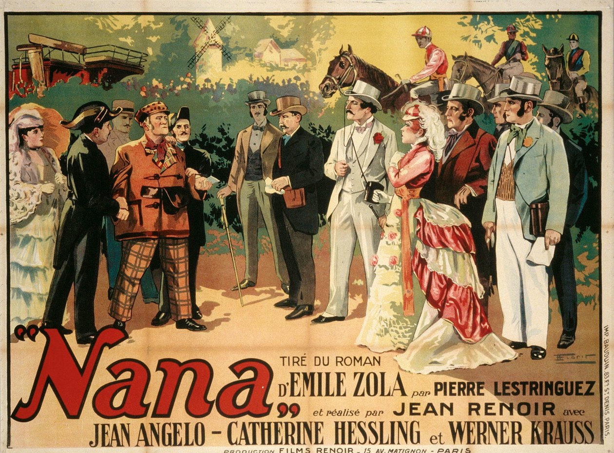 Film afişi Nana, Jean Renoir, 1926. by François Florit