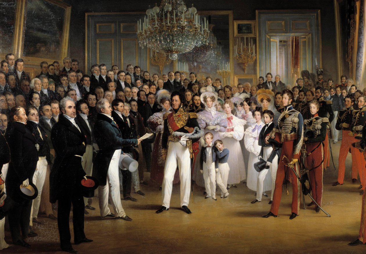 1830 Devrimi: “” Temsilciler Meclisi, Orleans Dükü I. Louis Philippe