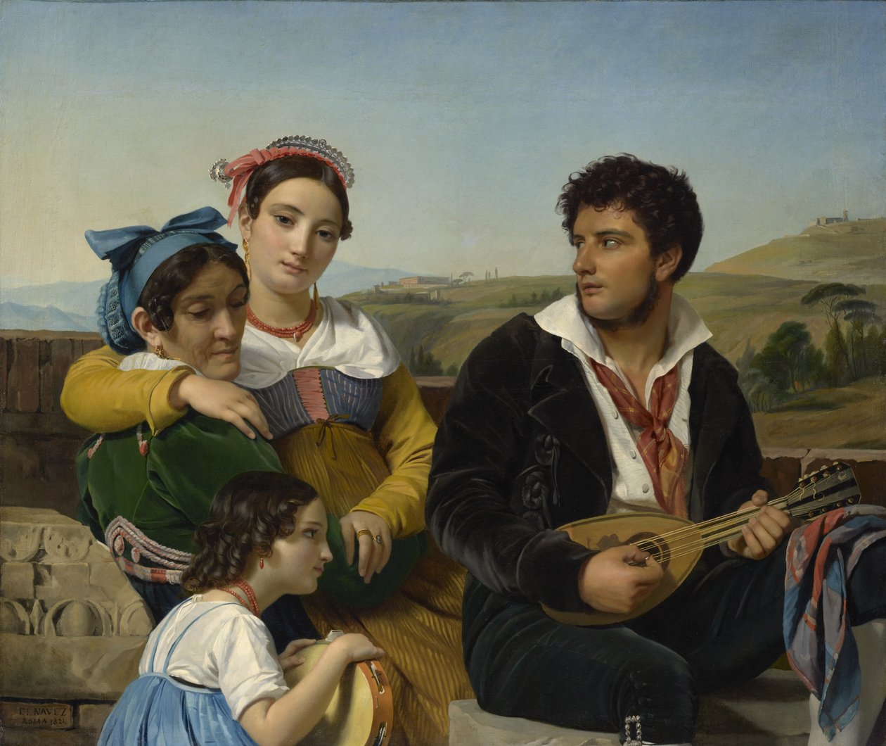 Müzik Grubu, 1821 by François Joseph Navez