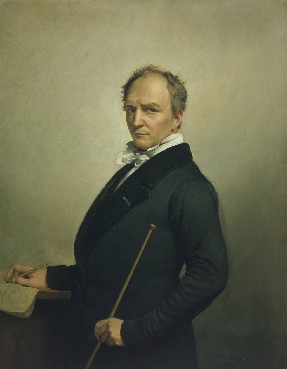 Otoportre (tuval üzerine yağlıboya) by François Joseph Navez