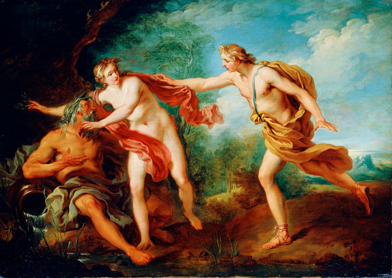 Apollon ve Daphne, 18. yüzyıl by François Lemoyne