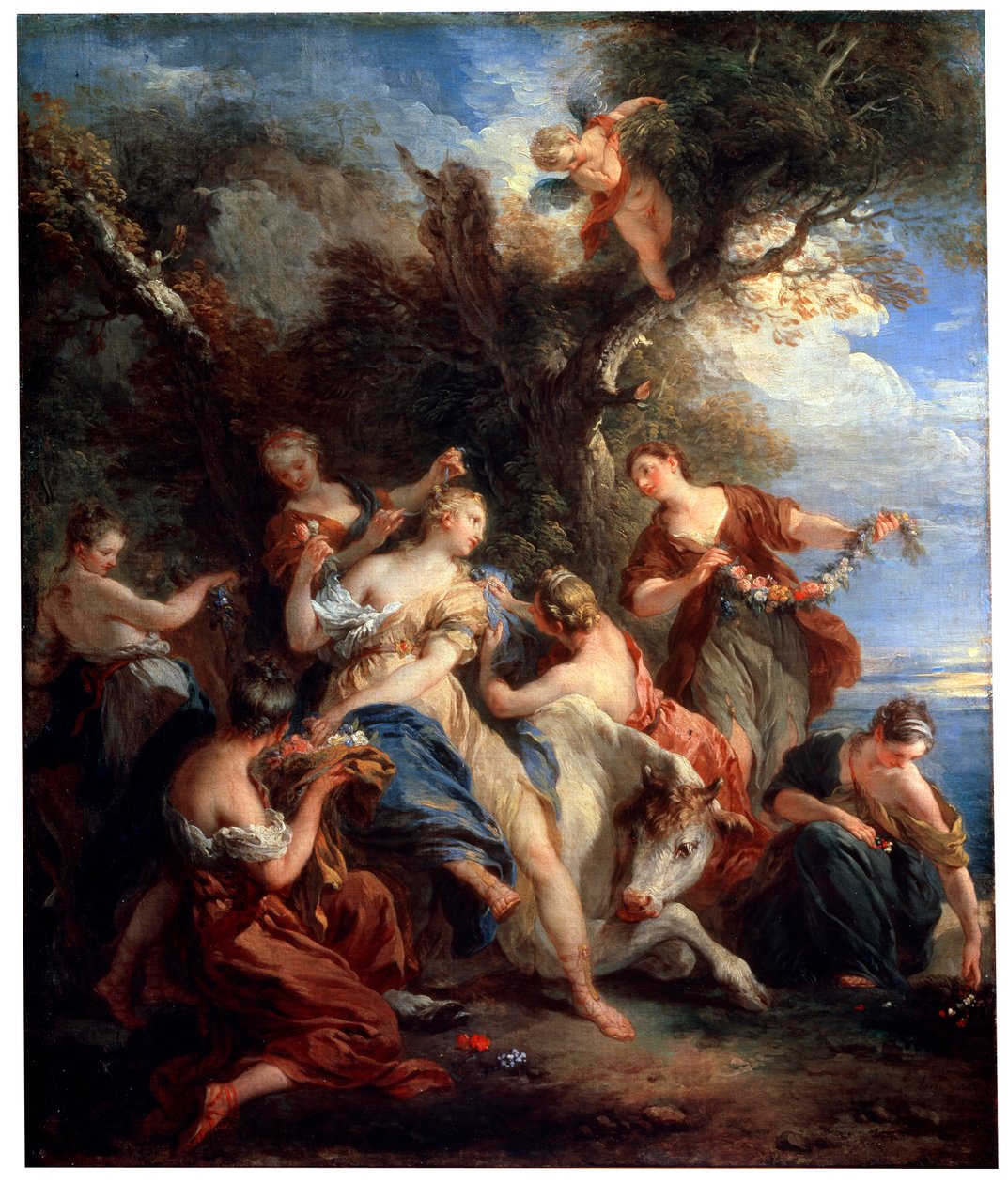 Avrupa Tecavüz, c1725 by François Lemoyne