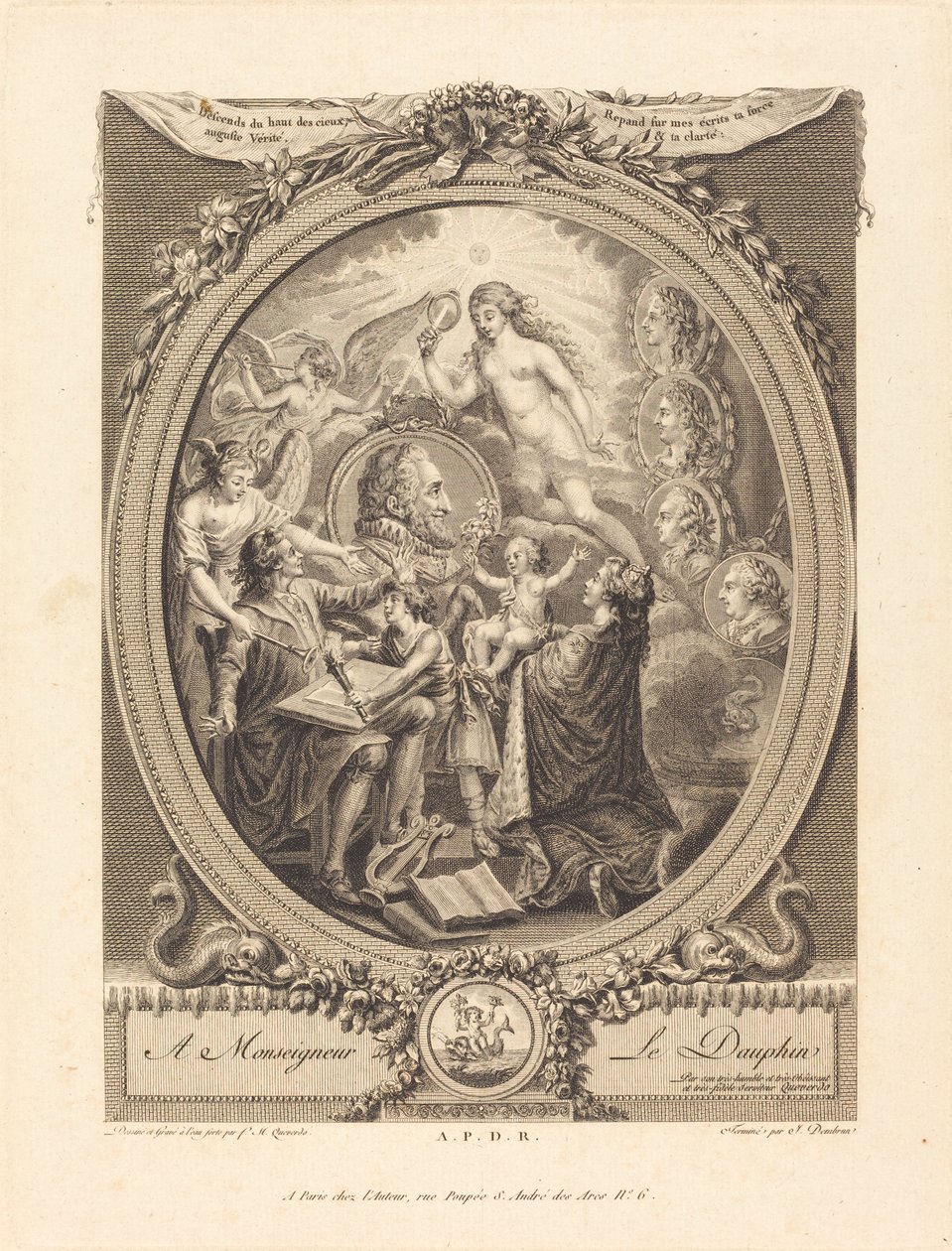 Henri IV Onuruna Alegori by François Marie Isidore Queverdo and Jean Dambrun