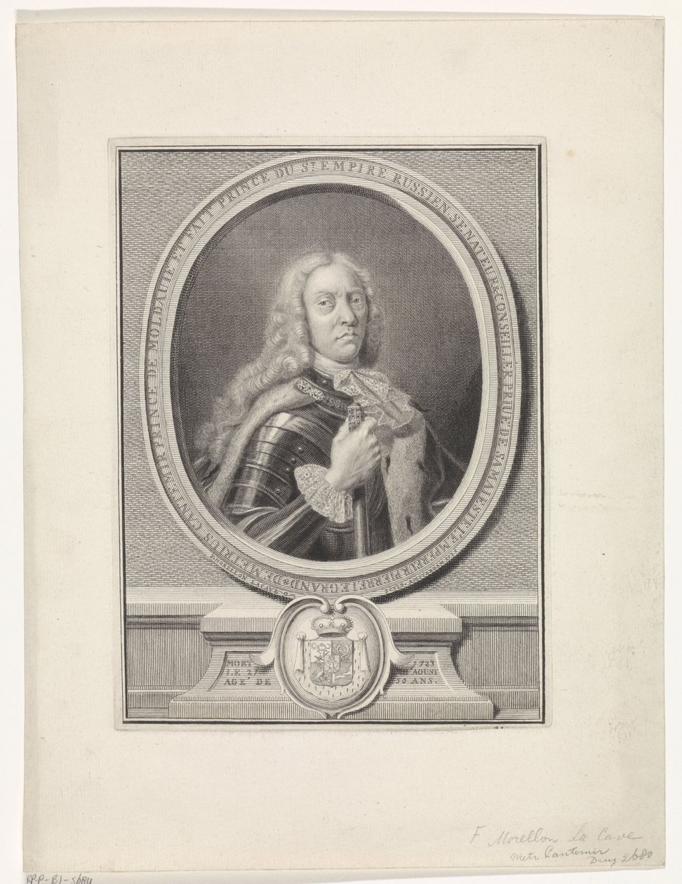 Dimitrie Cantemir 1673-1723, 1735 by François Morellon de La Cave