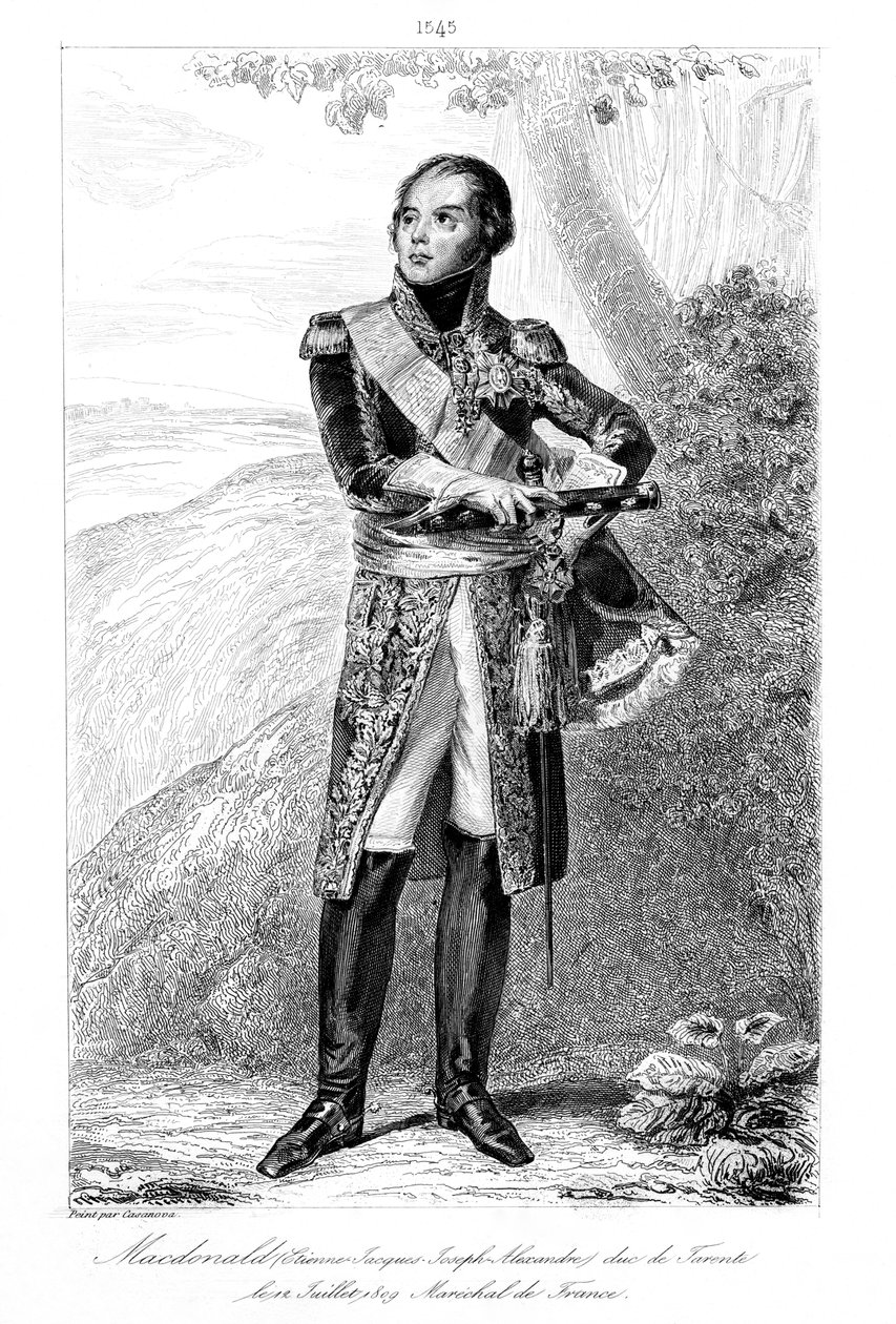 Etienne Jacques-Joseph-Alexandre MacDonald 1765-1840, Taranto Dükü ve Fransa Mareşali, 1839. by François Pigeot