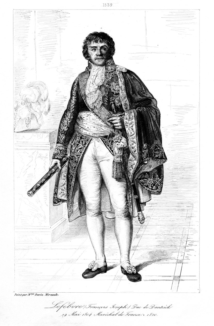 François Joseph Lefebvre 1755-1820, Dantzig Dükü, 1839. by François Pigeot