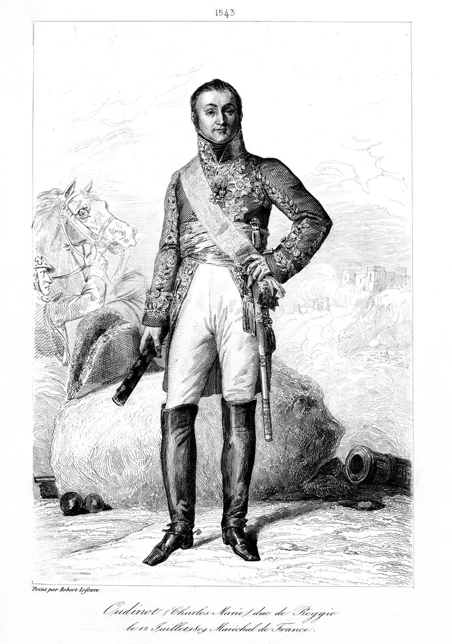 Nicolas Charles Oudinot 1767-1847, Reggio Dükü ve Fransa Mareşali, 1839. by François Pigeot