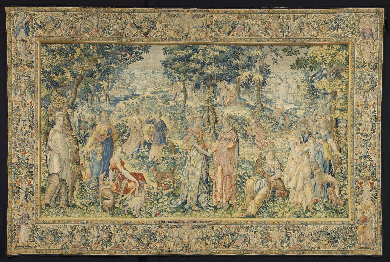 Cephalus ve Procris Diana serisinden Cephalus ve Procris