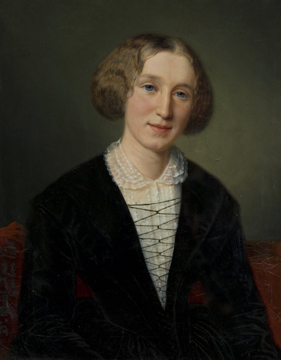 George Eliot, Mary Ann Evans, 1880-81 by François d Albert Durade