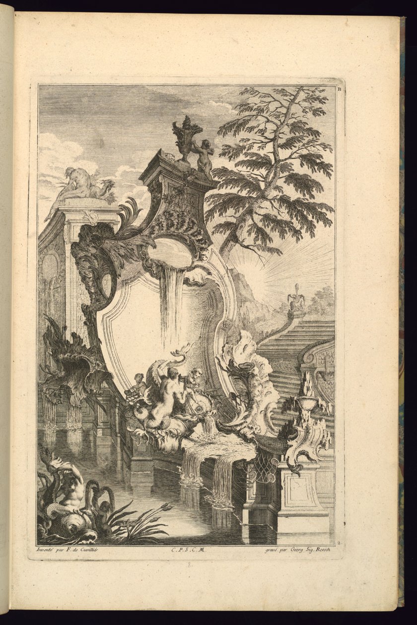 Yunusa Binen Puttolu Çeşme Tasarımı by François de Cuvilliés the Elder