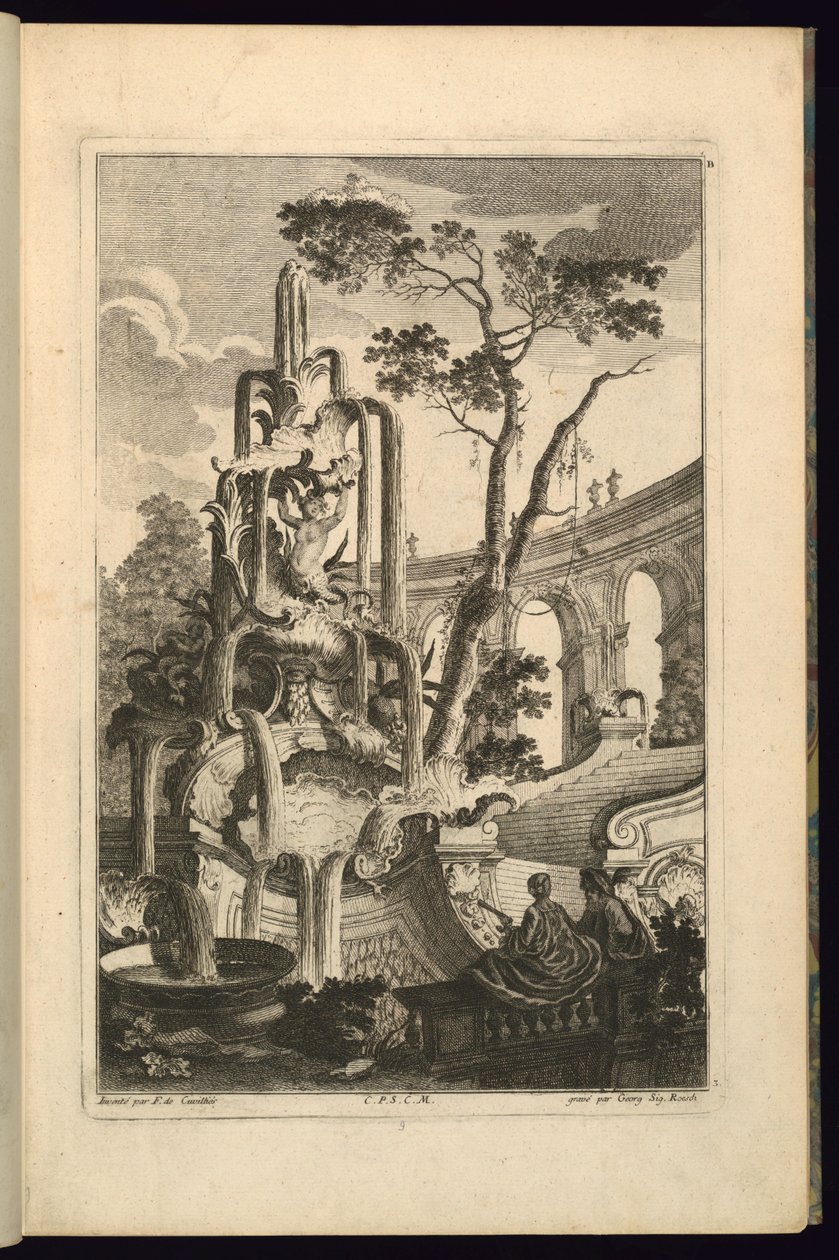 Çiftli Çeşme Tasarımı by François de Cuvilliés the Elder