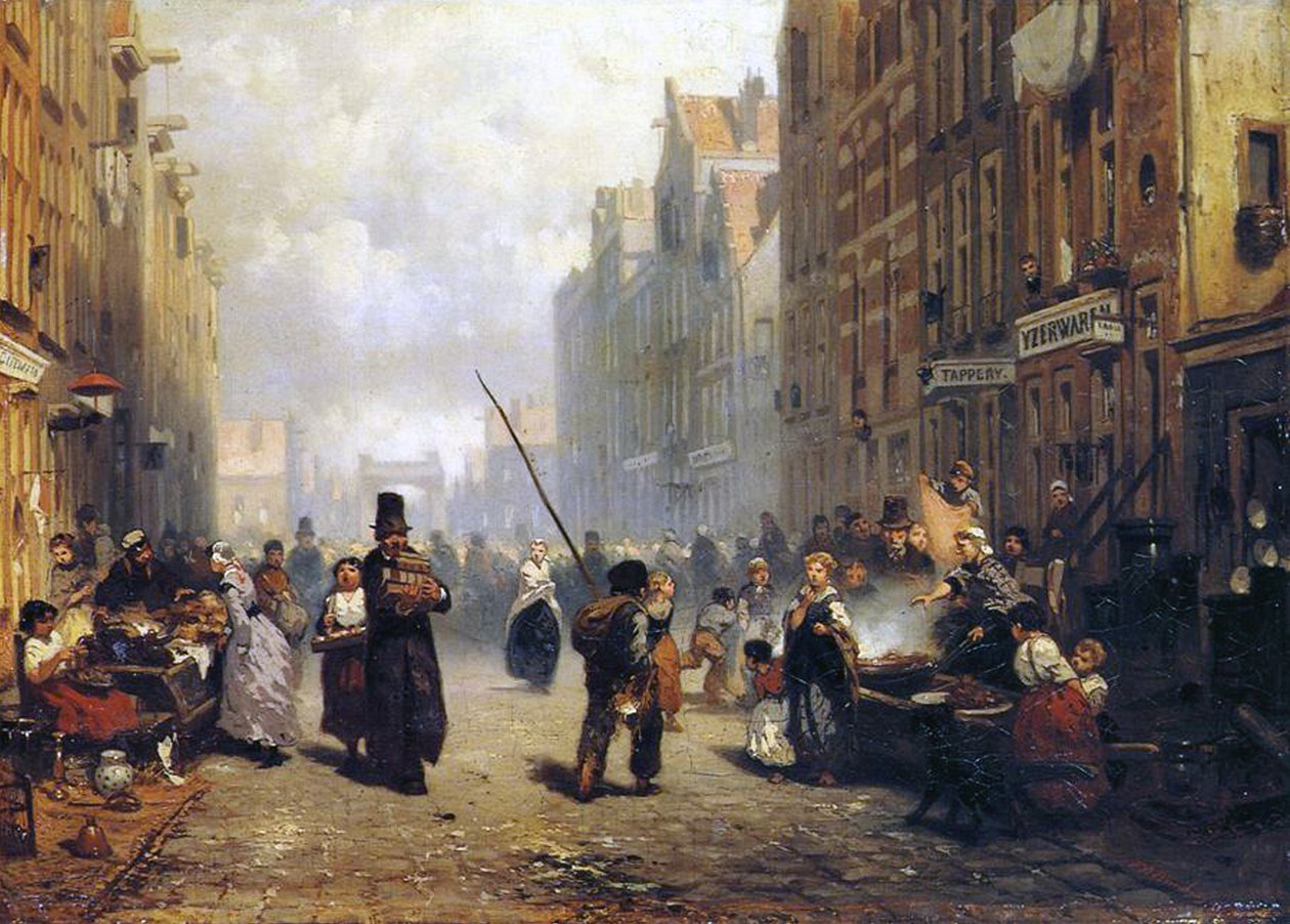 Amsterdam, Yahudi Mahallesi by Frans Arnold Breuhaus de Groot