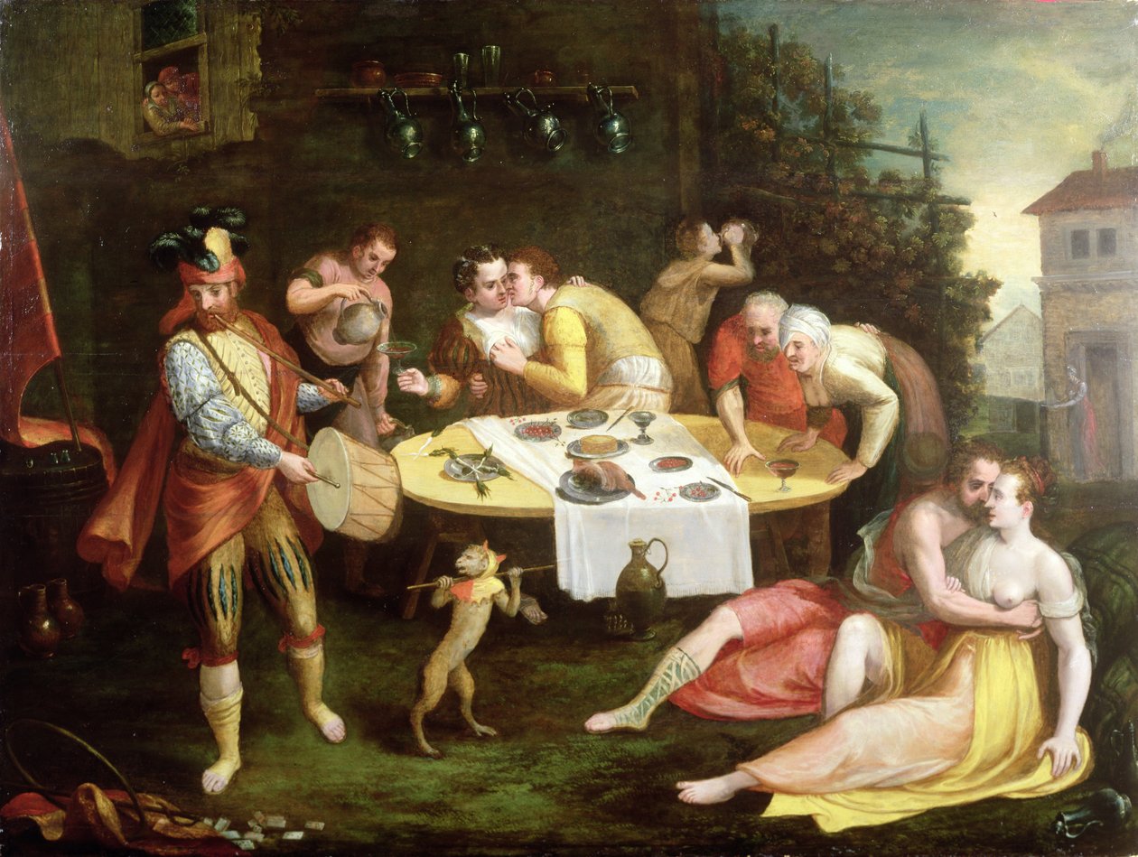 Aşk Ziyafeti by Frans Floris